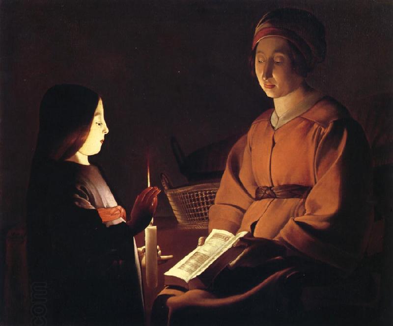 unknow artist The Education of the virgin oil painting picture